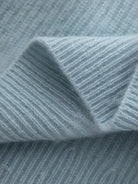 100% Alashan cashmere ribbed knit cardigan with crystal collar and buttons, slightly relaxed fit, ideal for layering