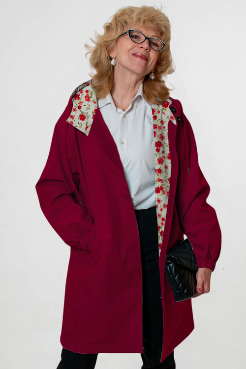 The Rain Couture Windbreaker-Trendy, Oversized, and Water-Resistant