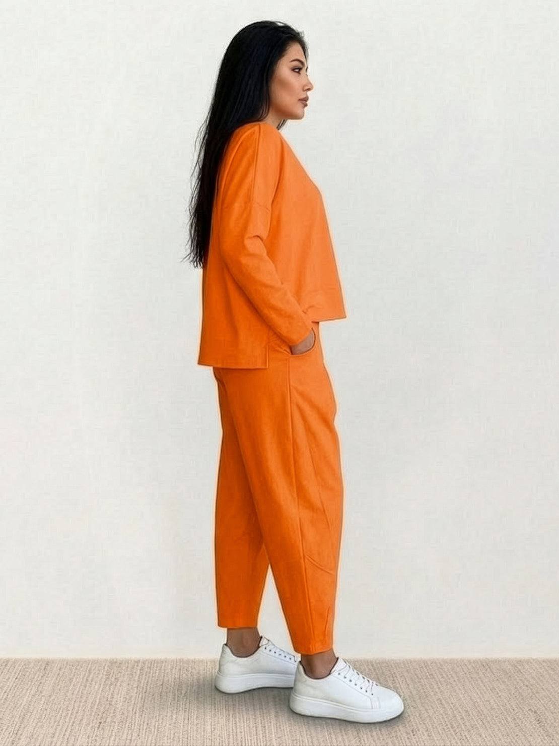 All-Day Comfort 2-Piece Outfit Set in soft, lightweight fabric for versatile, stylish wear