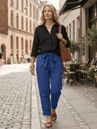 Two women modeling Casual Chic Duo breathable natural fabric two-piece sets for versatile stylish comfort