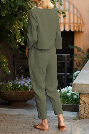 Cotton-Linen Monochrome Capsule