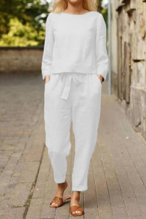 Cotton-Linen Monochrome Capsule