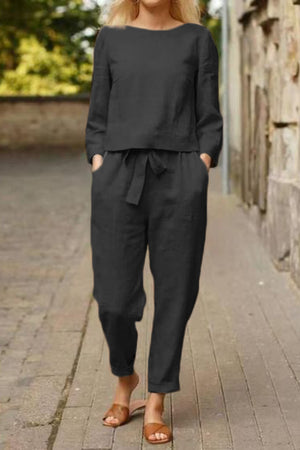 Cotton-Linen Monochrome Capsule