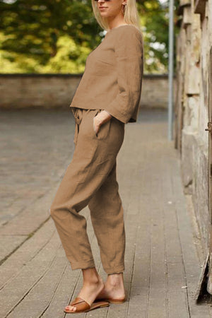 Cotton-Linen Monochrome Capsule