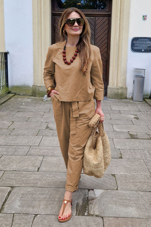 Cotton-Linen Monochrome Capsule