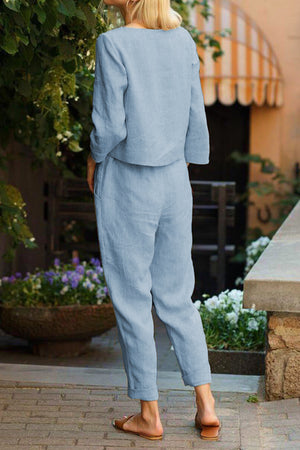 Cotton-Linen Monochrome Capsule