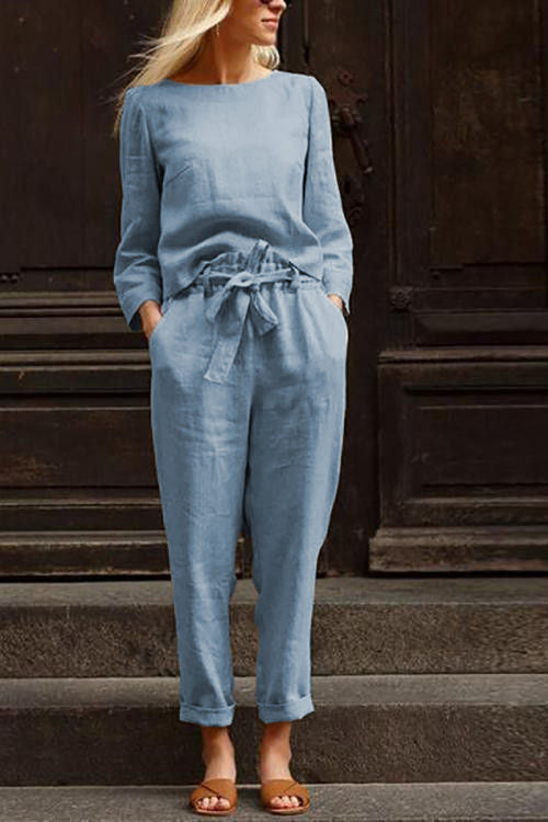 Cotton-Linen Monochrome Capsule