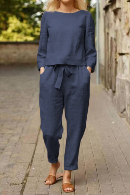 Cotton-Linen Monochrome Capsule