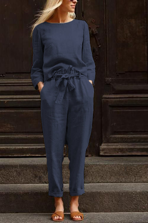 Cotton-Linen Monochrome Capsule