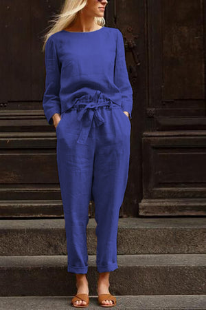 Cotton-Linen Monochrome Capsule