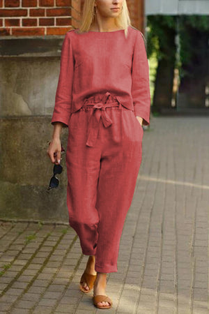 Cotton-Linen Monochrome Capsule