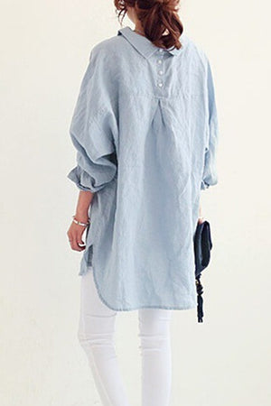 Oversized Linen Shirt