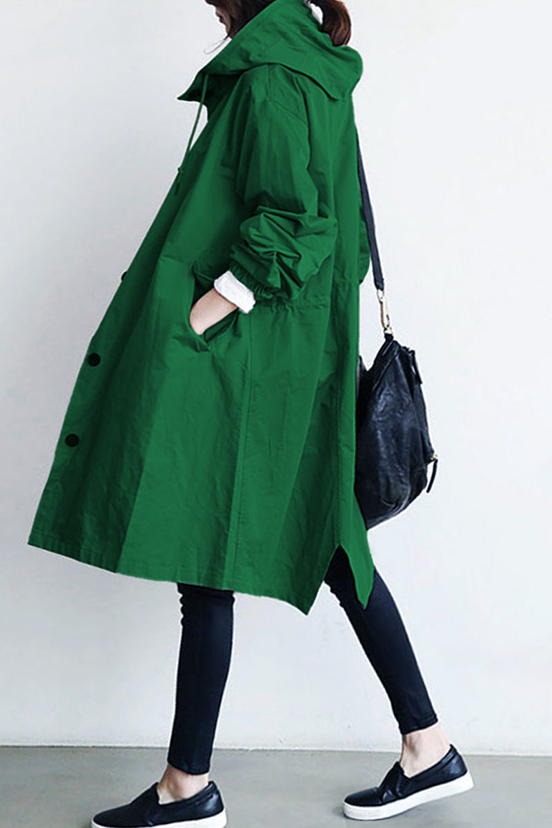 Womens online green raincoat