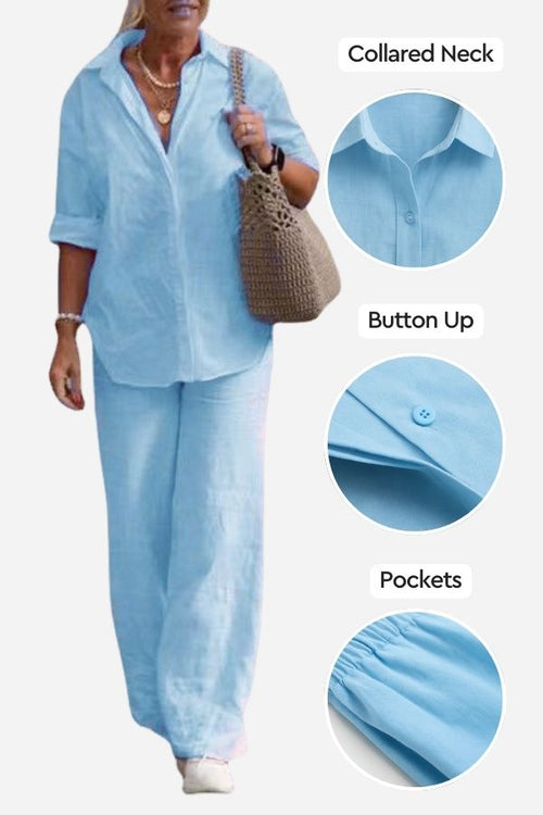 The Relaxed Shirt & Trousers Two-Piece Set
