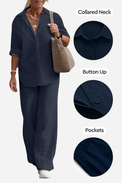 The Relaxed Shirt & Trousers Two-Piece Set