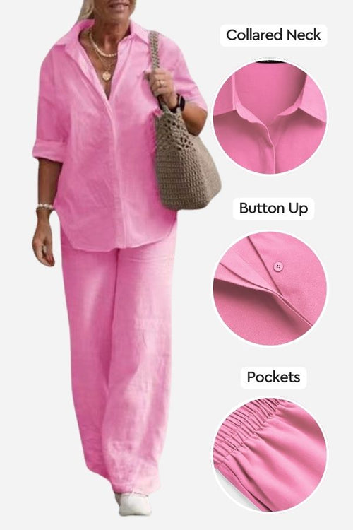 The Relaxed Shirt & Trousers Two-Piece Set