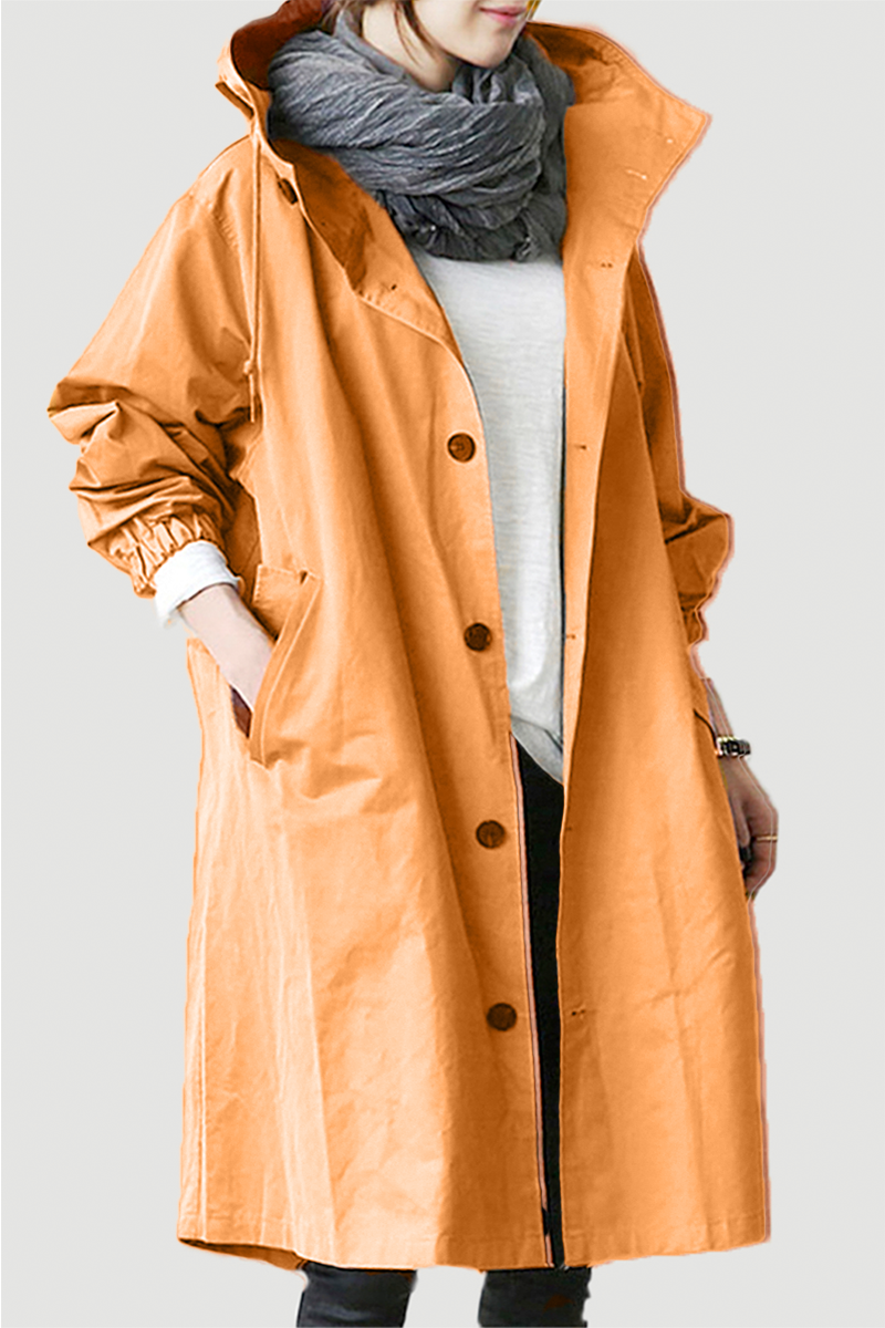 Water Resistant Oversized Hooded Windbreaker Rain Jacket North