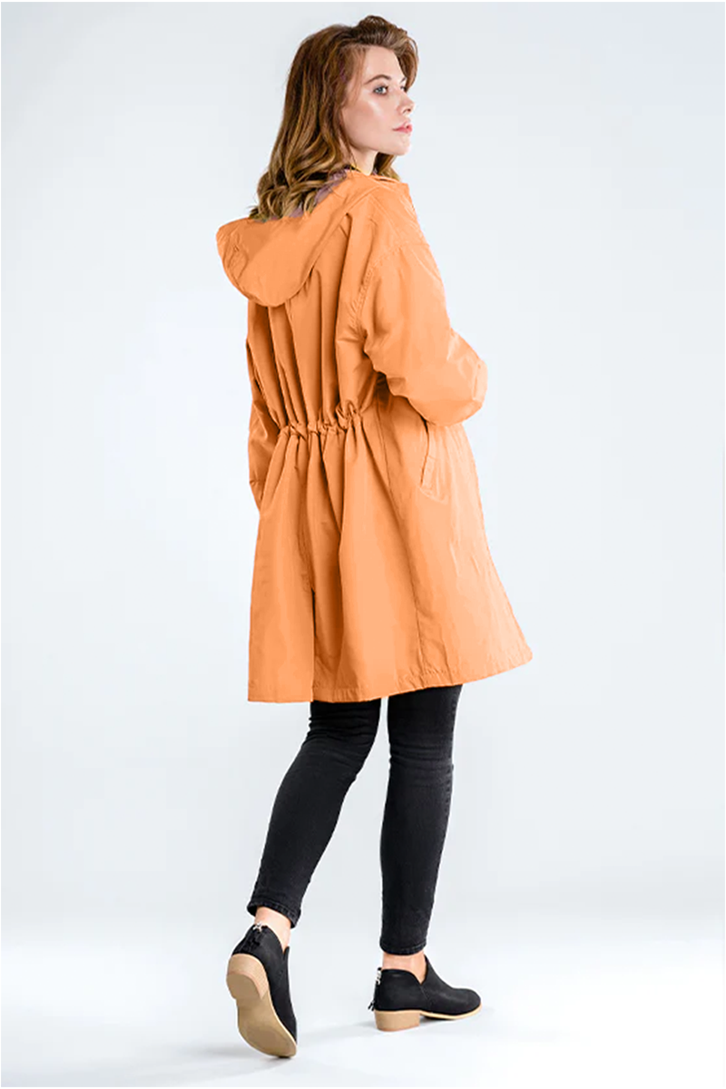 Water Resistant Oversized Hooded Windbreaker Rain Jacket North