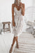 Backless Lace Midi Dress
